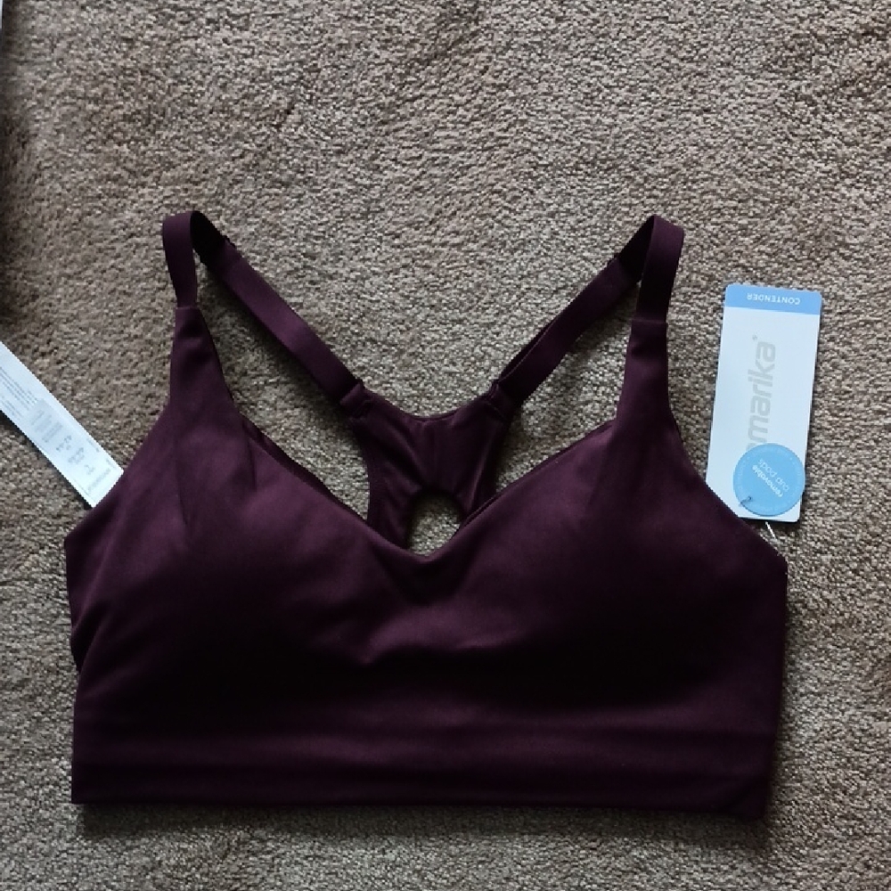 NWT Marika Clarissa Sports Bra Fig (L)